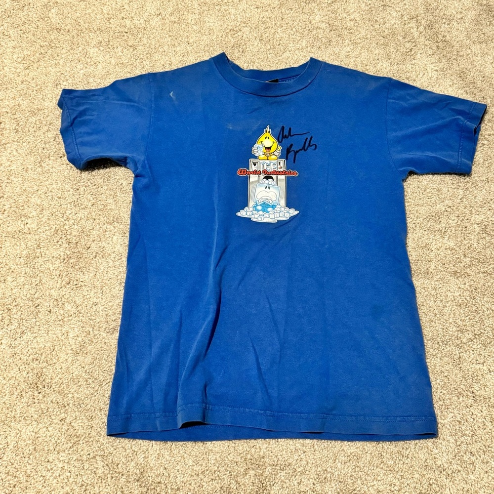 World Industries Signed T-Shirt by Pro Skater Andrew Reynolds
